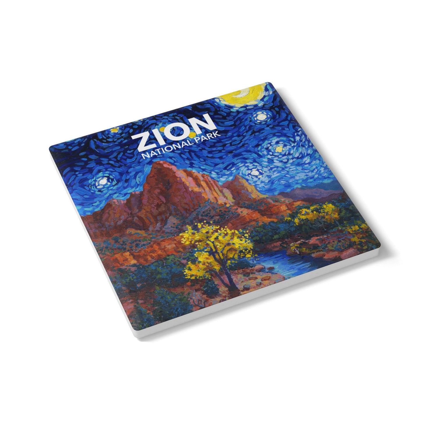 Zion National Park Coaster - The Starry Night