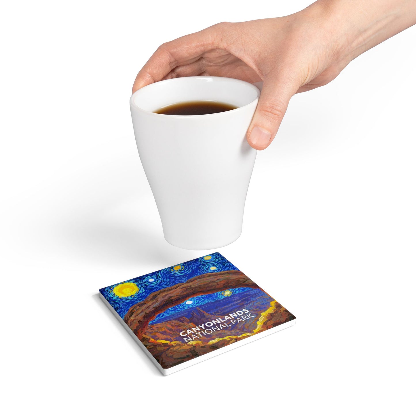 Canyonlands National Park Coaster - The Starry Night