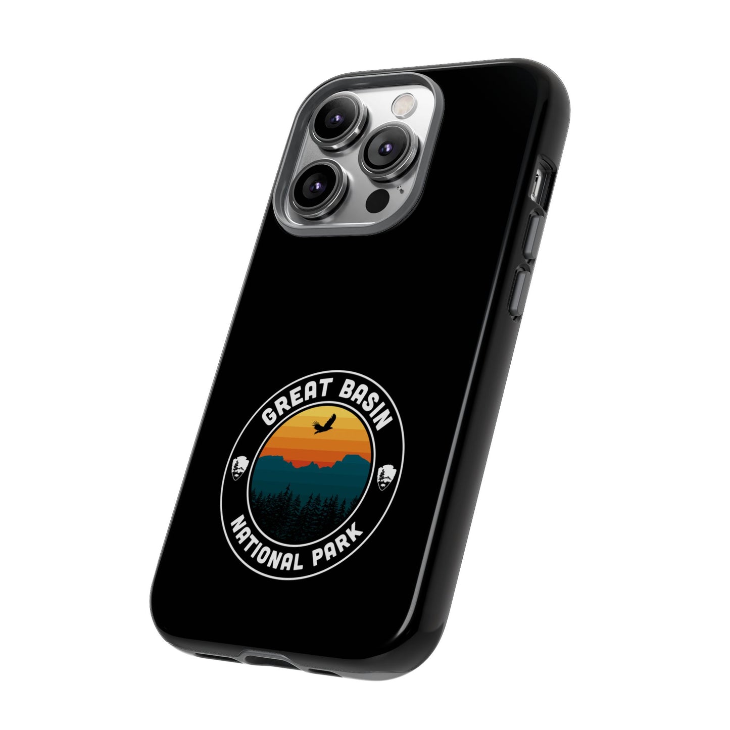 Great Basin National Park iPhone Case - Round Emblem Design