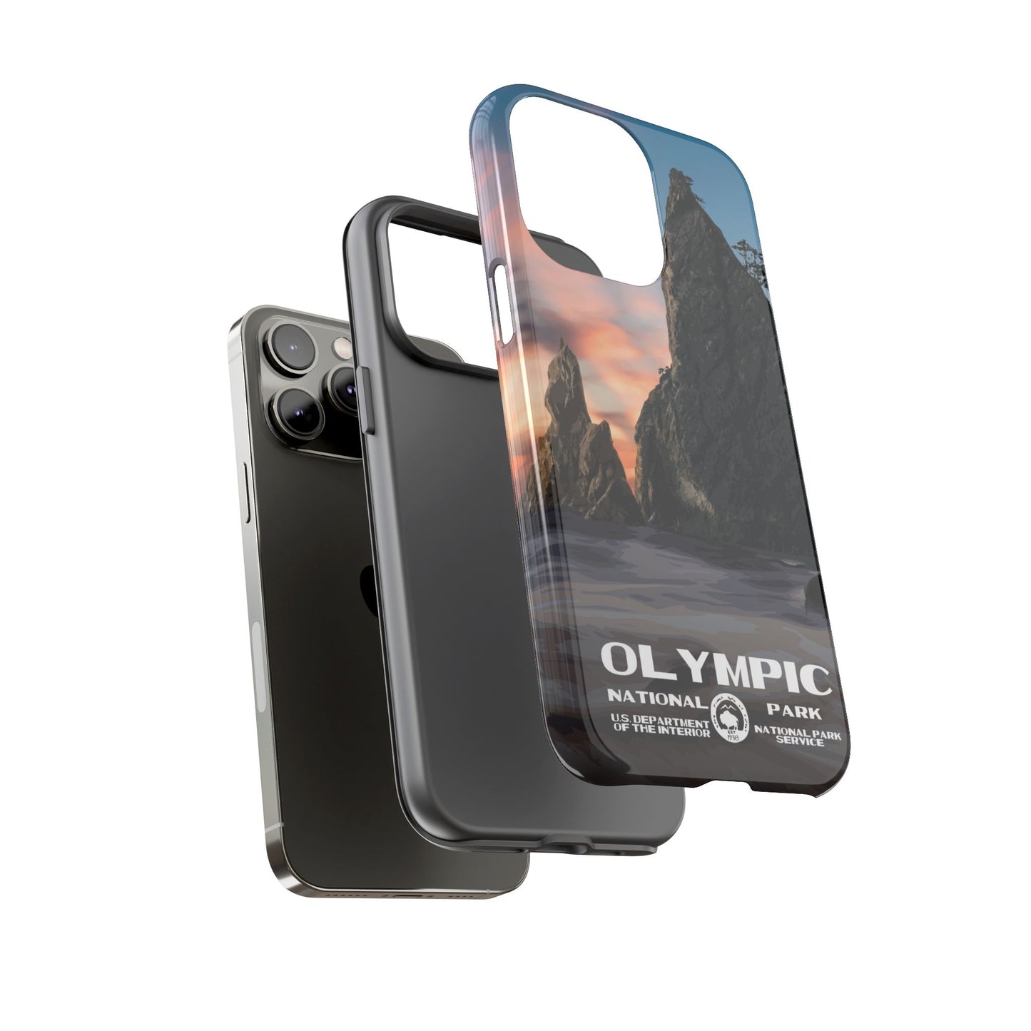 Olympic National Park Phone Case - WPA Style