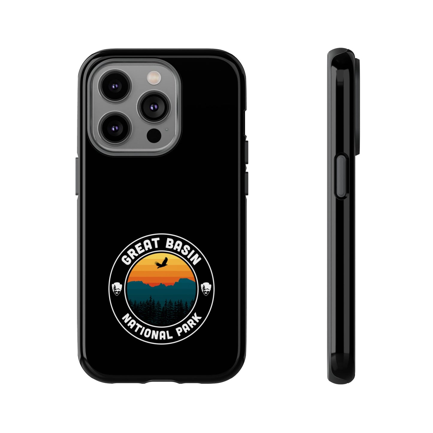 Great Basin National Park iPhone Case - Round Emblem Design