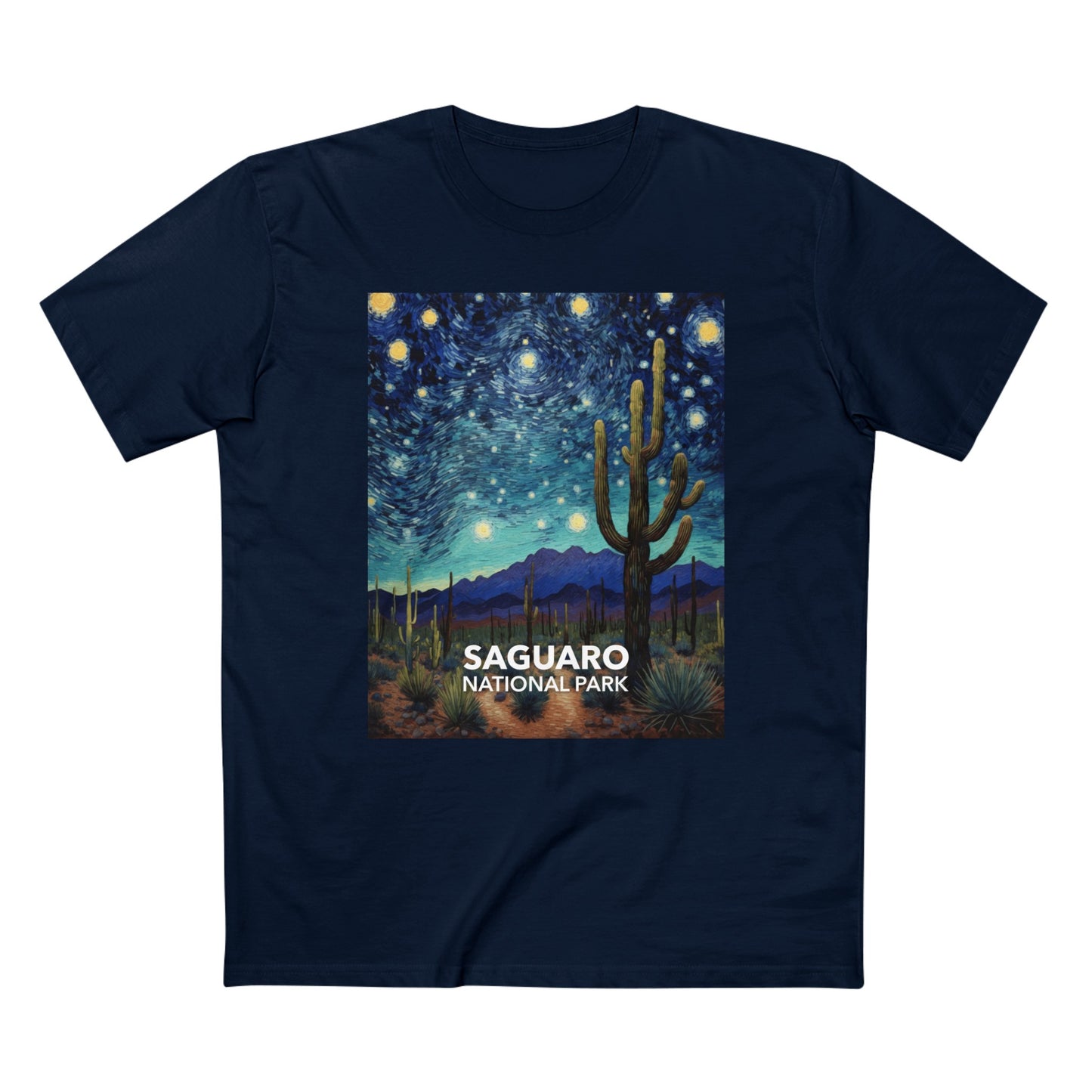 Saguaro National Park T-Shirt - The Starry Night