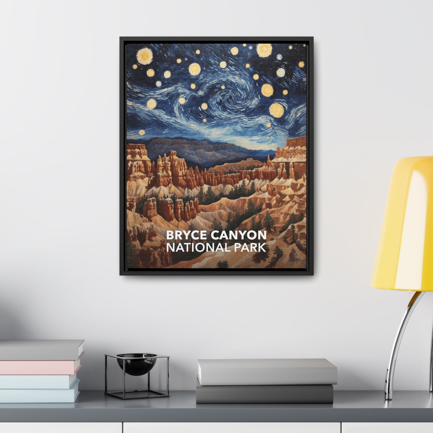 Bryce Canyon National Park Framed Canvas - The Starry Night