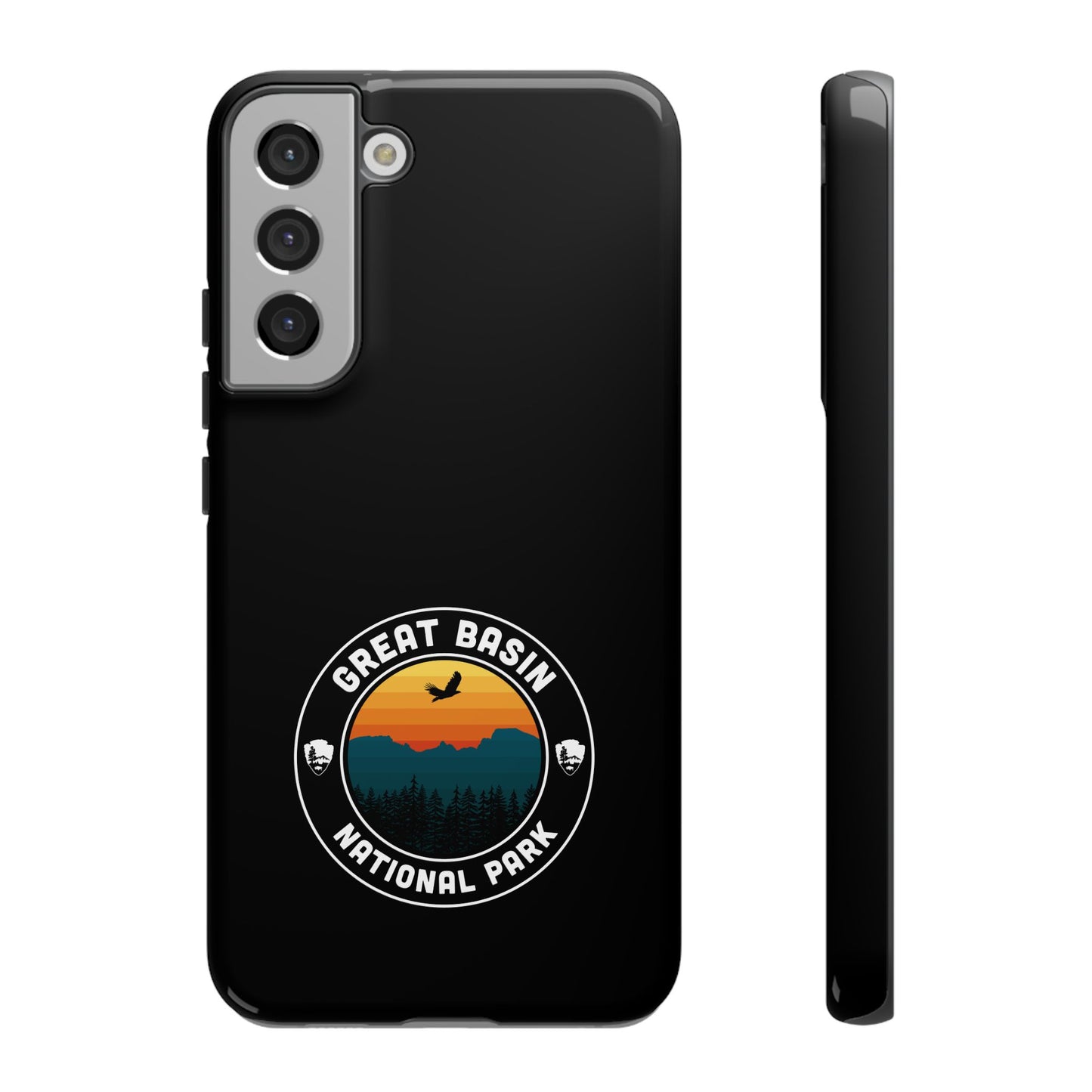 Great Basin National Park iPhone Case - Round Emblem Design