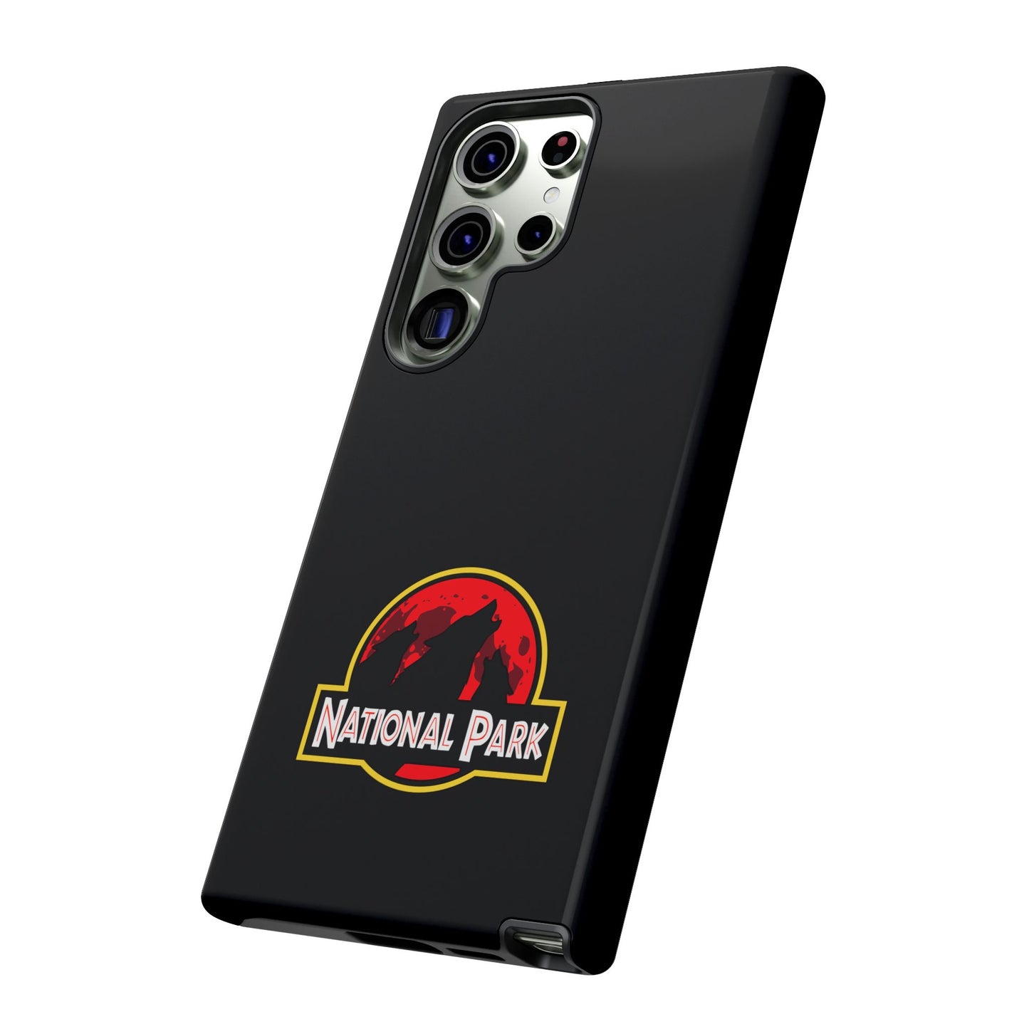 3 Wolf National Park iPhone Case - Parody Logo