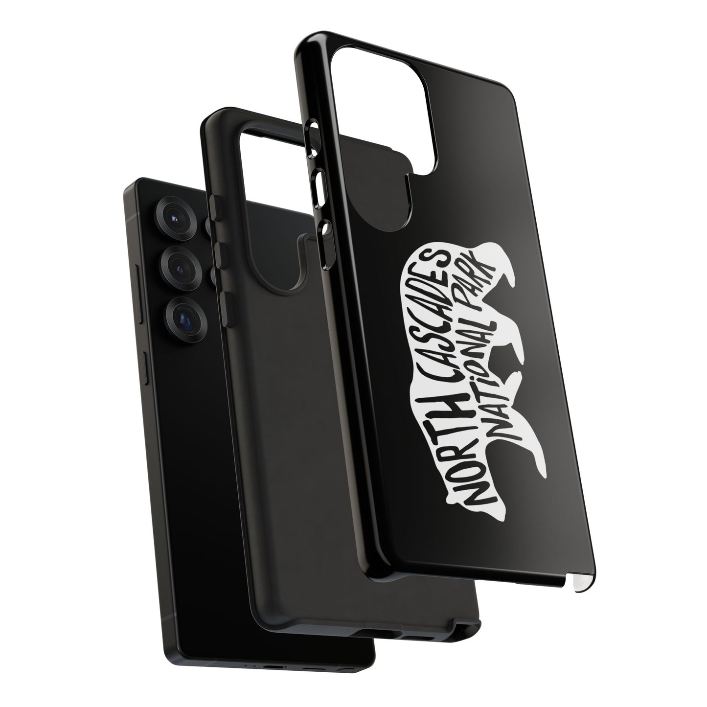 North Cascades National Park Phone Case - Black Bear Design
