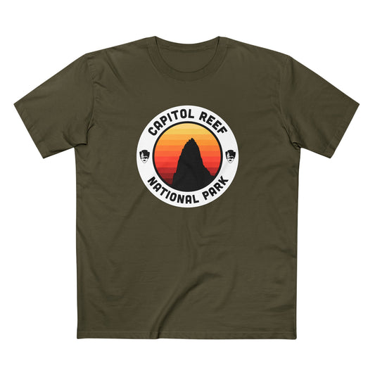 Capitol Reef National Park T-Shirt - Round Badge Design