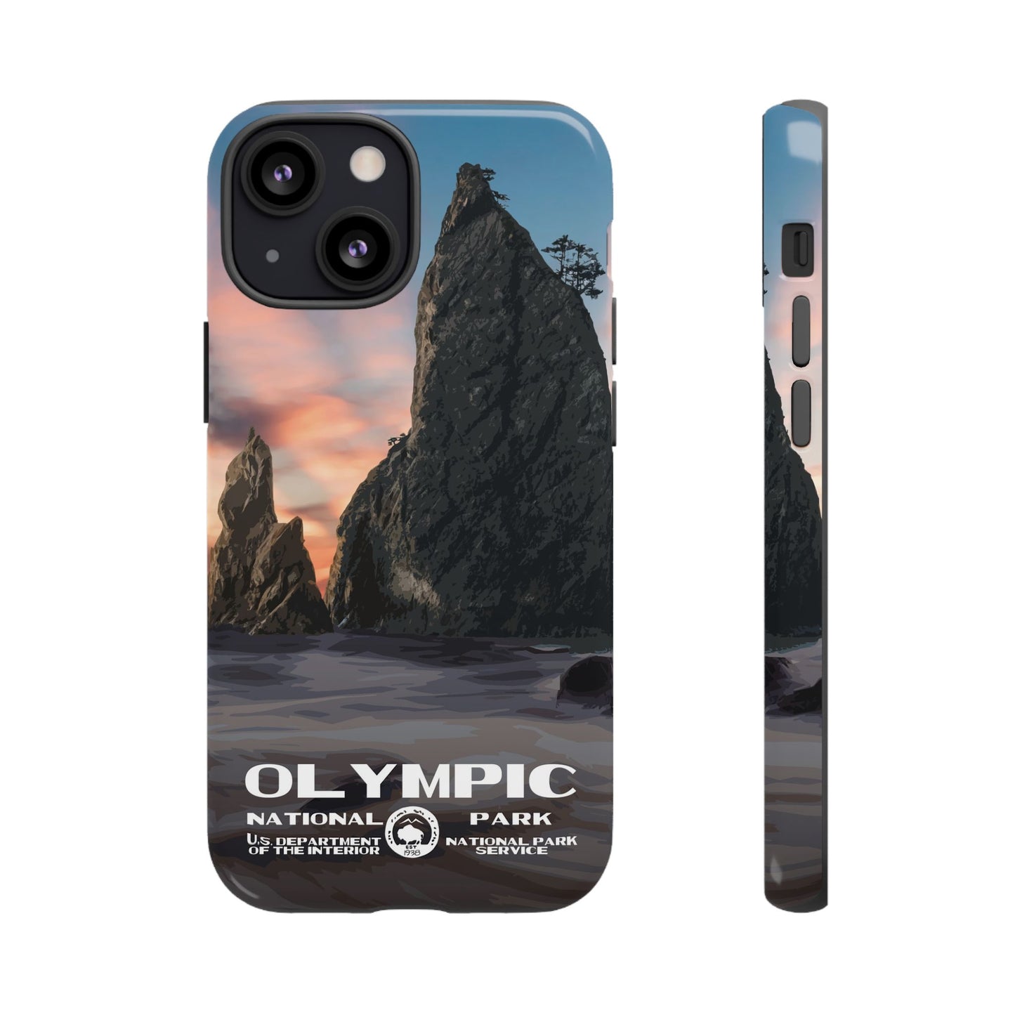 Olympic National Park Phone Case - WPA Style