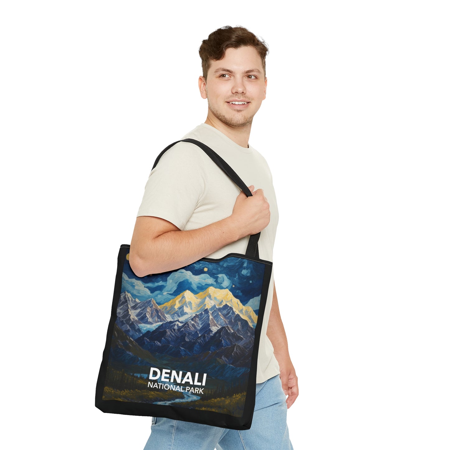 Denali National Park Tote Bag - The Starry Night