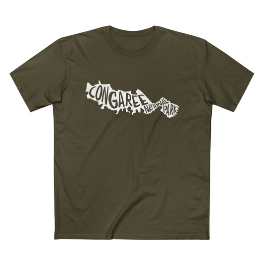 Congaree National Park T-Shirt - Map