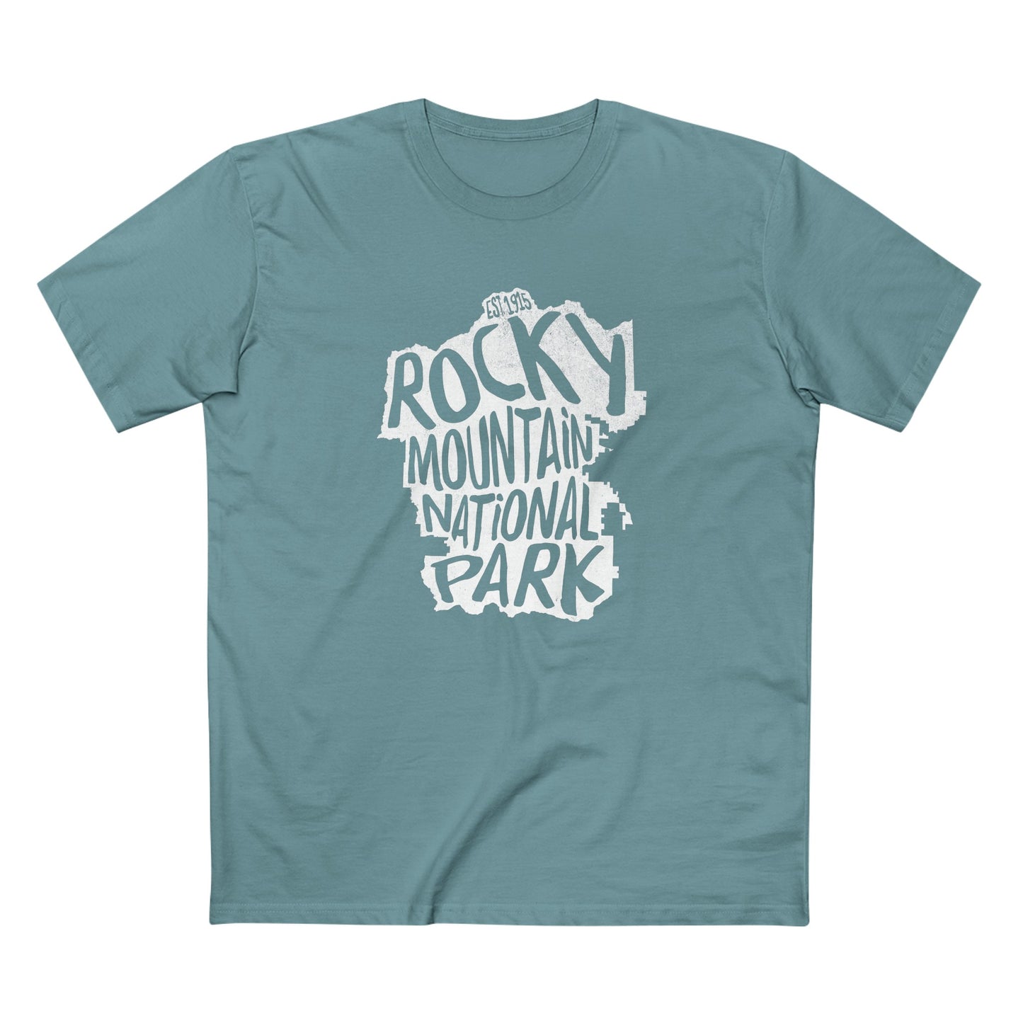 Rocky Mountain National Park T-Shirt - Map