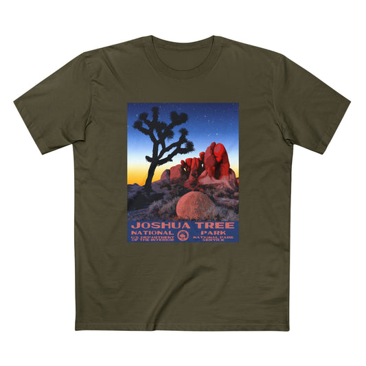 Joshua Tree National Park T-Shirt - Skull Rock WPA