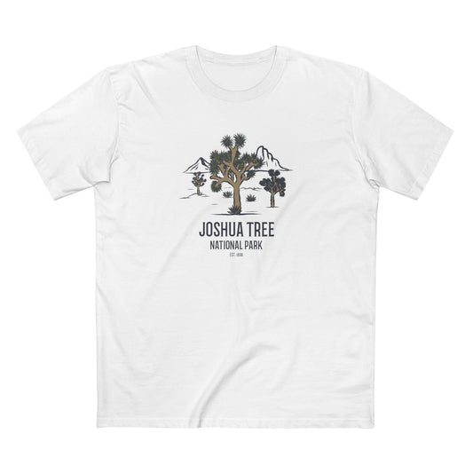 Joshua Tree National Park T-Shirt - Joshua Tree in White