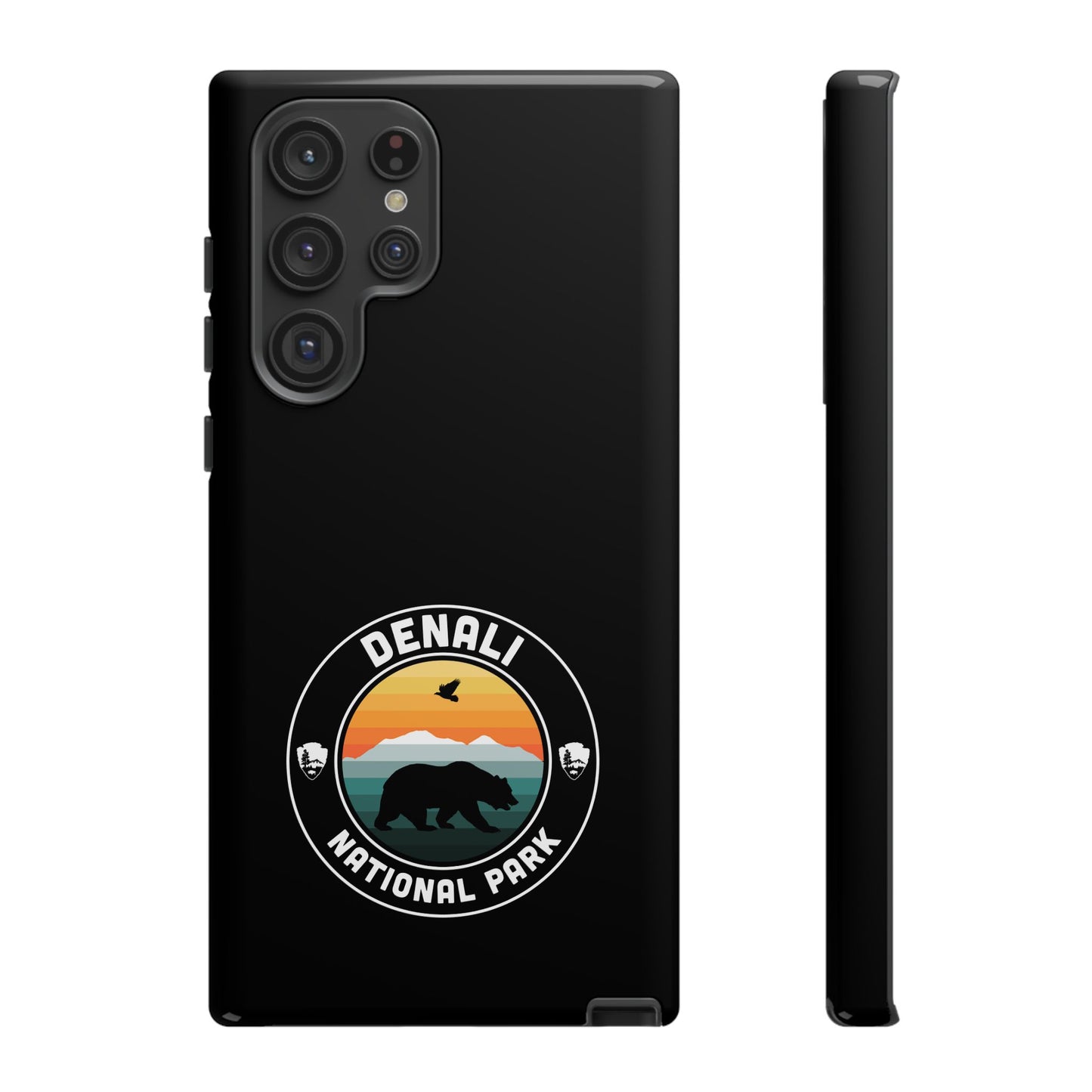 Denali National Park Phone Case - Round Emblem Design