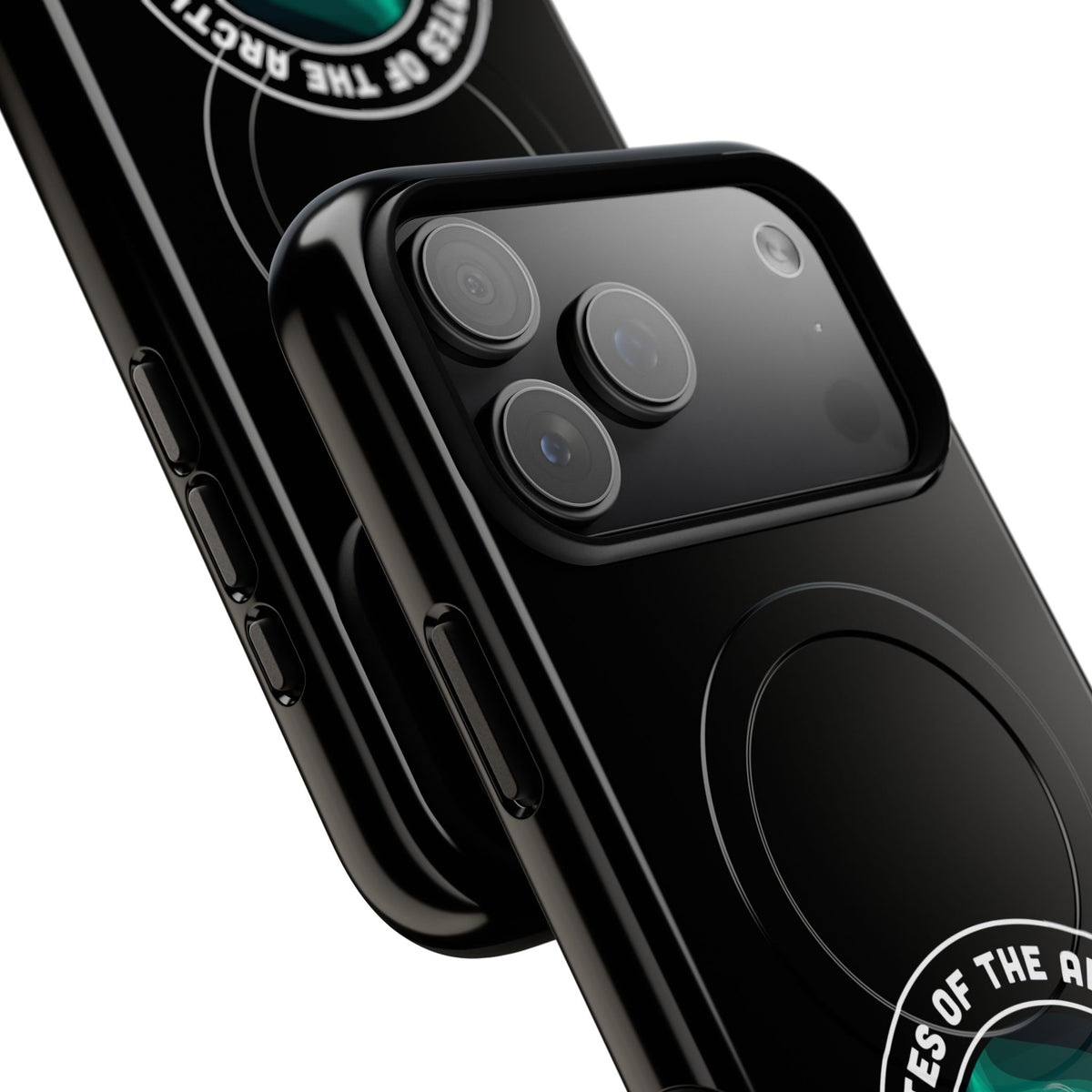 Gates of the Arctic National Park iPhone Case with MagSafe - Round Emblem Design