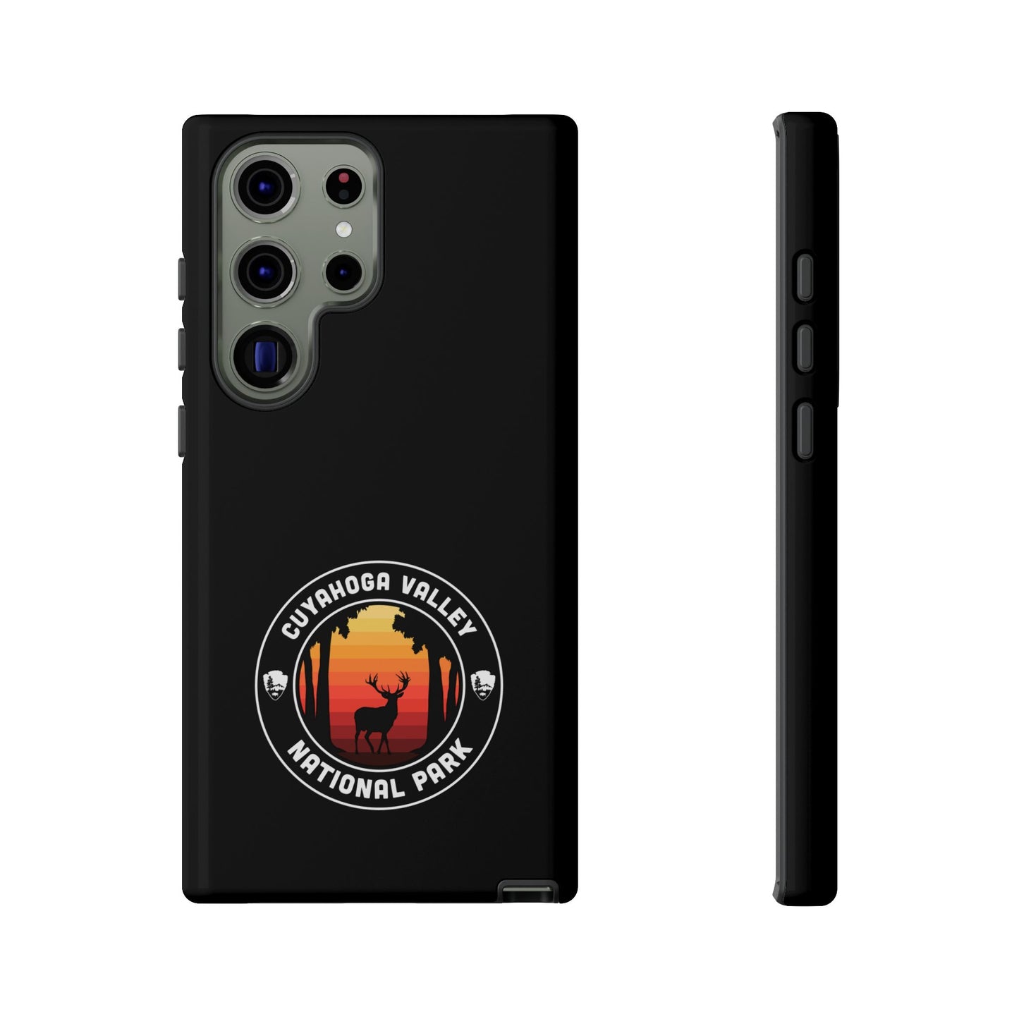 Cuyahoga Valley National Park Phone Case - Round Emblem Design
