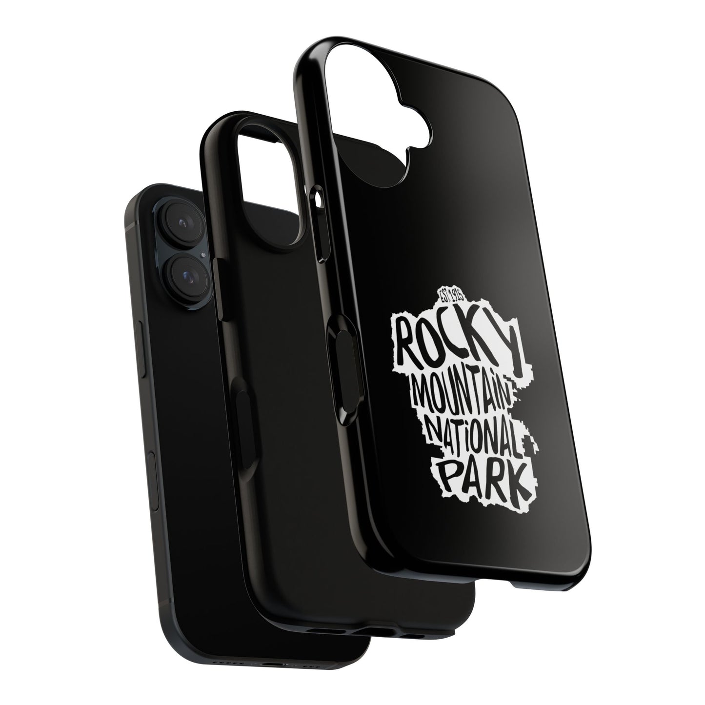 Rocky Mountain National Park Phone Case - Map Design