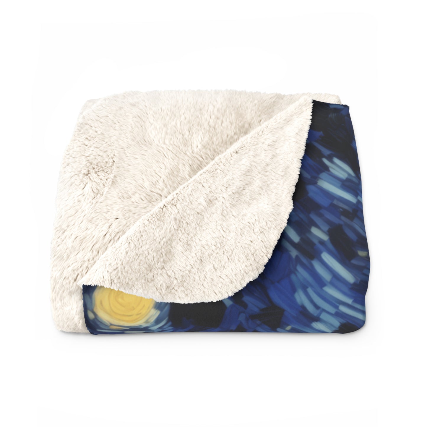 Saguaro National Park Sherpa Blanket - The Starry Night