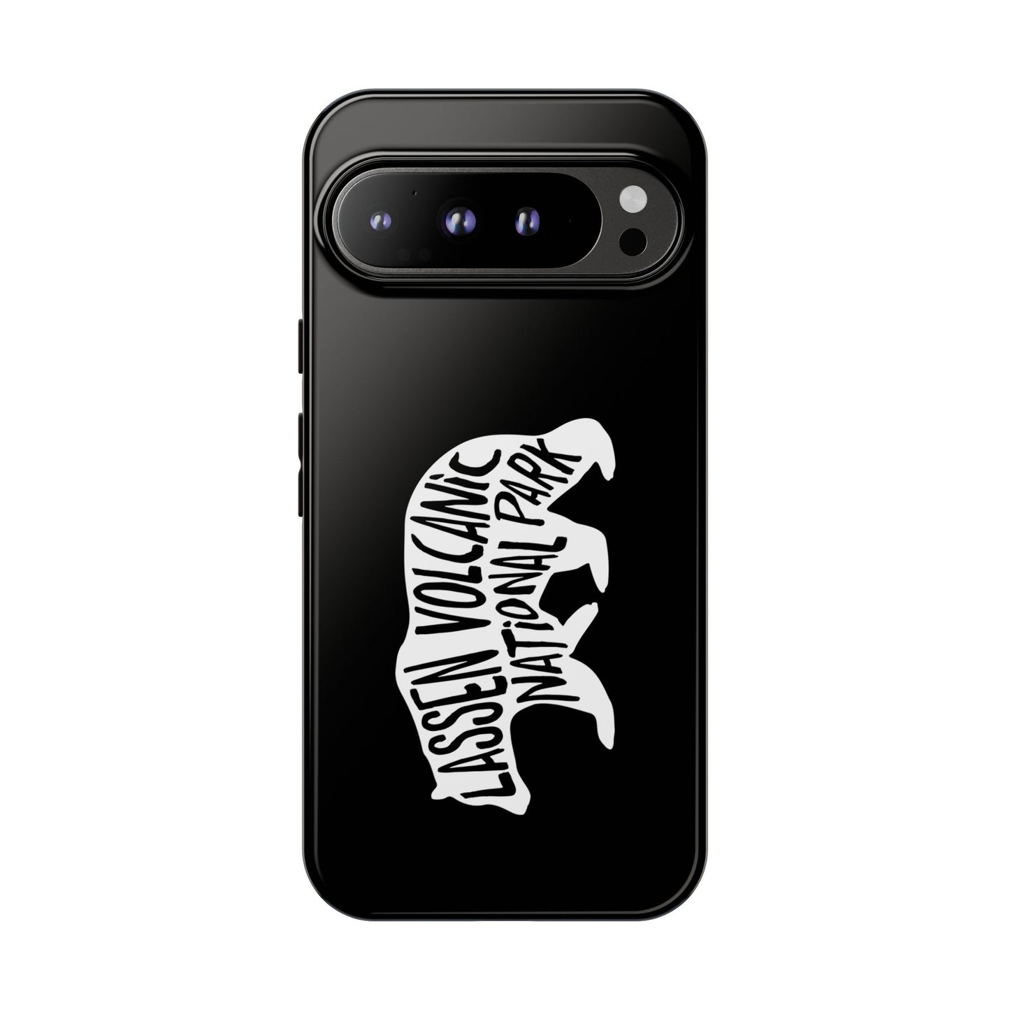 Lassen Volcanic National Park Phone Case - Black Bear Design