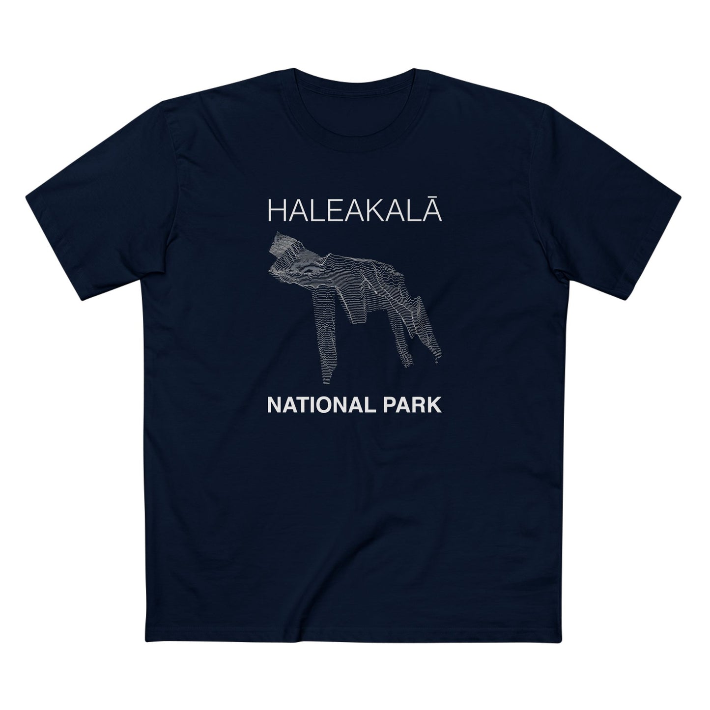 Haleakalā National Park T-Shirt Lines in Navy