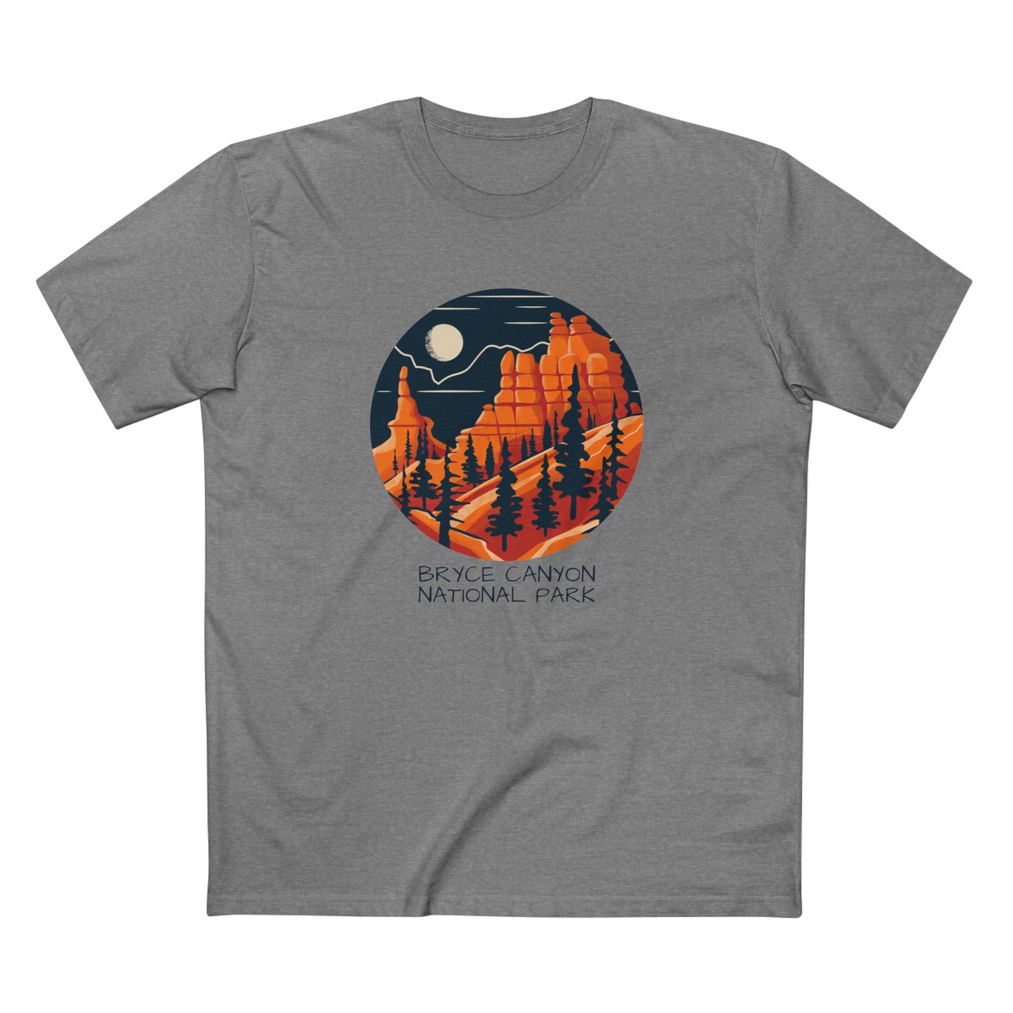 Bryce Canyon National Park T-Shirt - Round Stylized Design