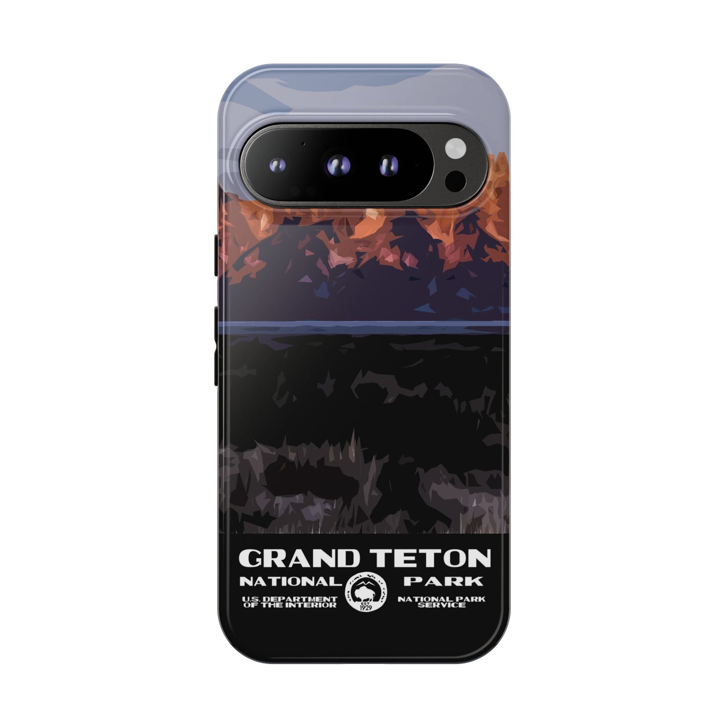 Grand Teton National Park Phone Case - WPA Style