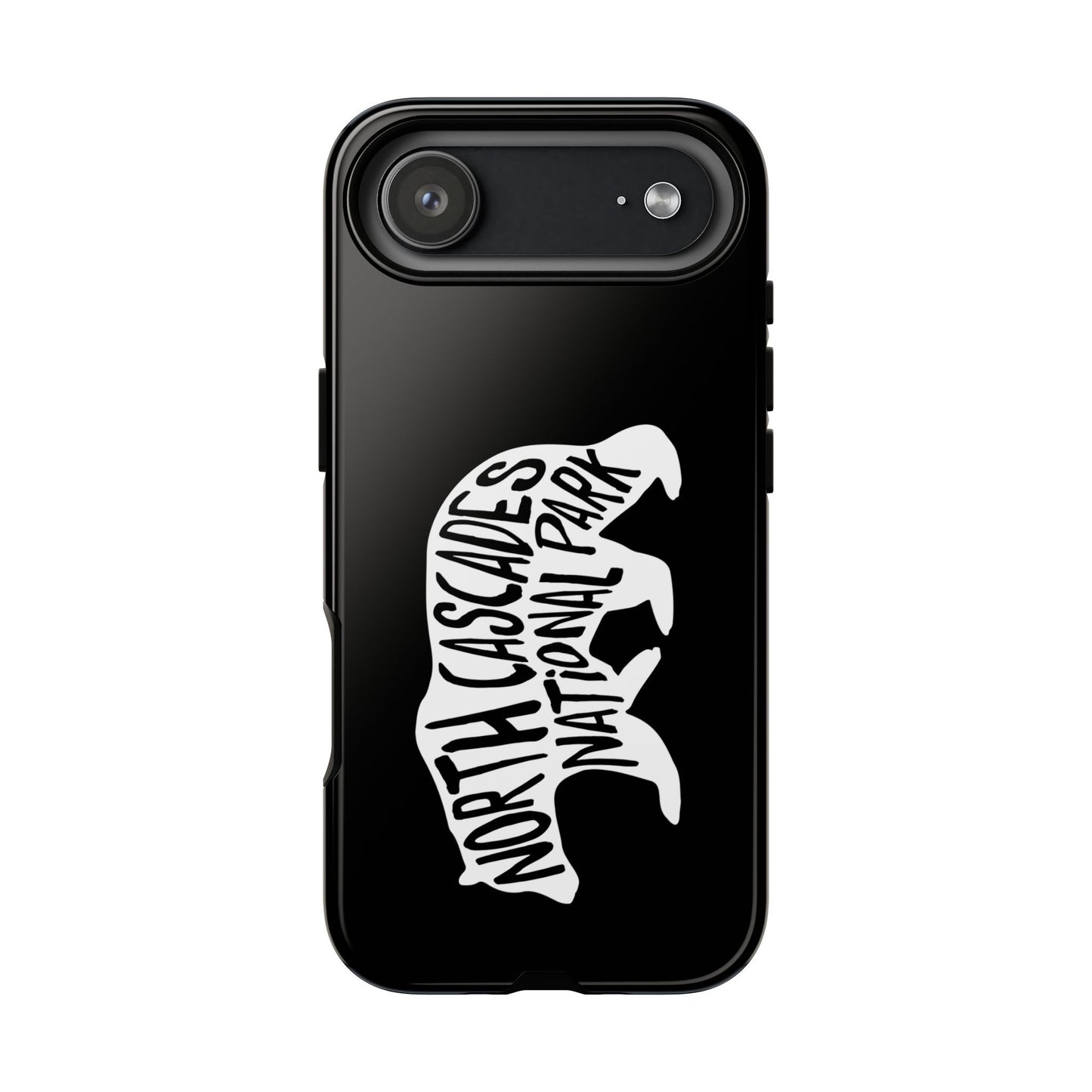 North Cascades National Park Phone Case - Black Bear Design