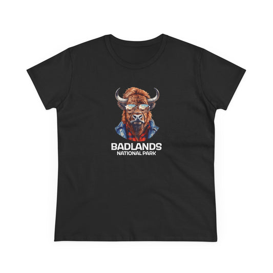 Badlands National Park Women's T-Shirt - Cool Bison