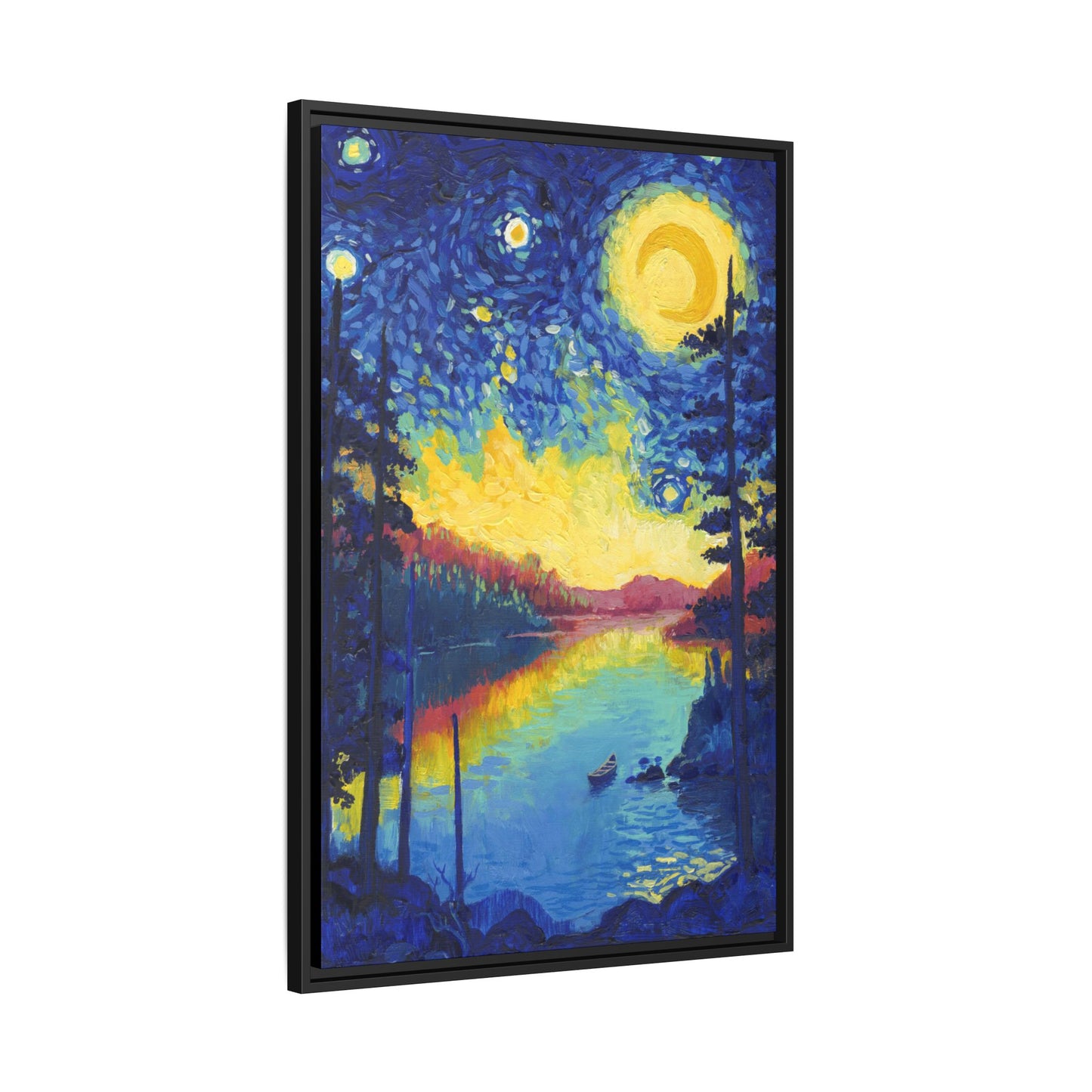 Voyageurs National Park Framed Canvas - The Starry Night