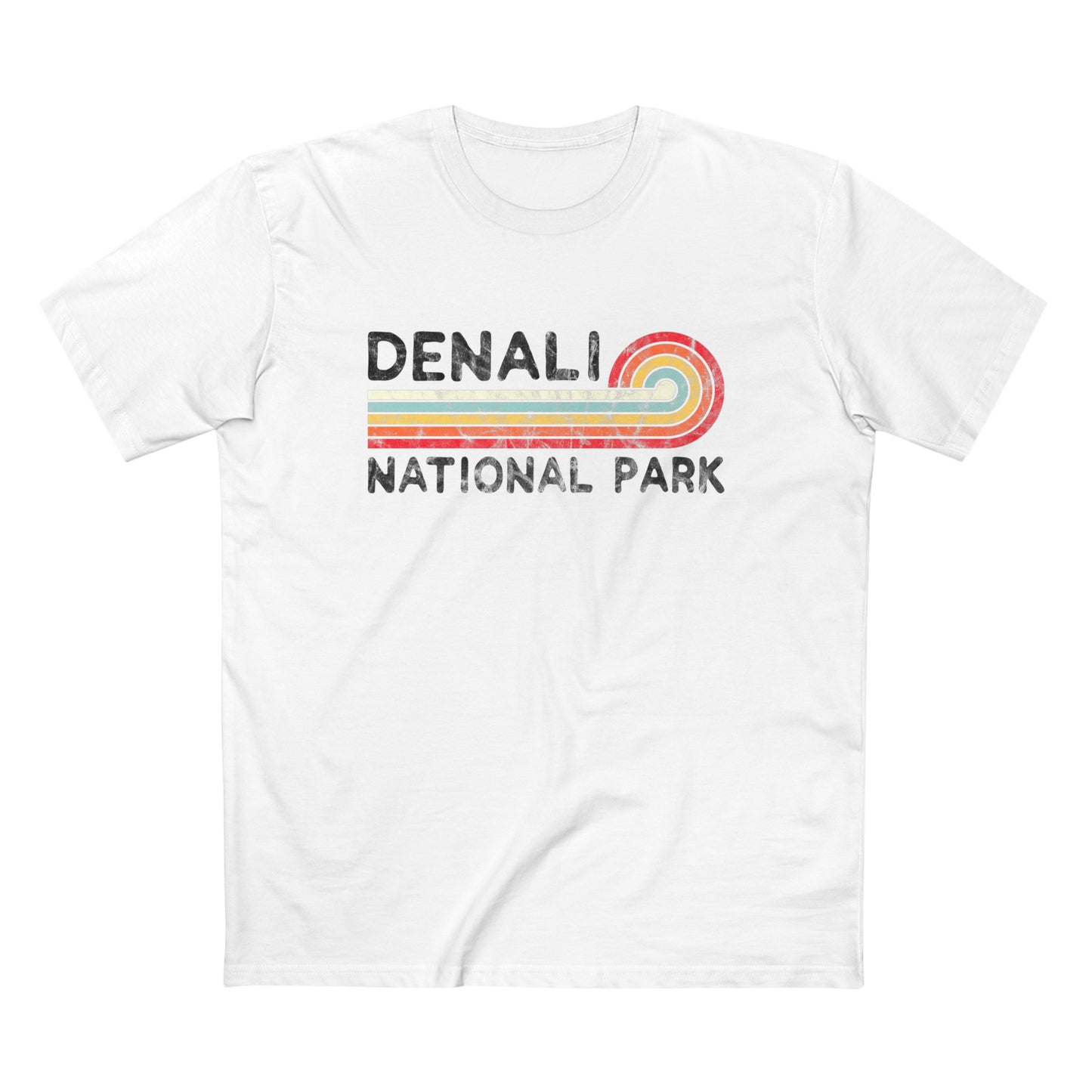 Denali National Park T-Shirt - Vintage Stretched Sunrise