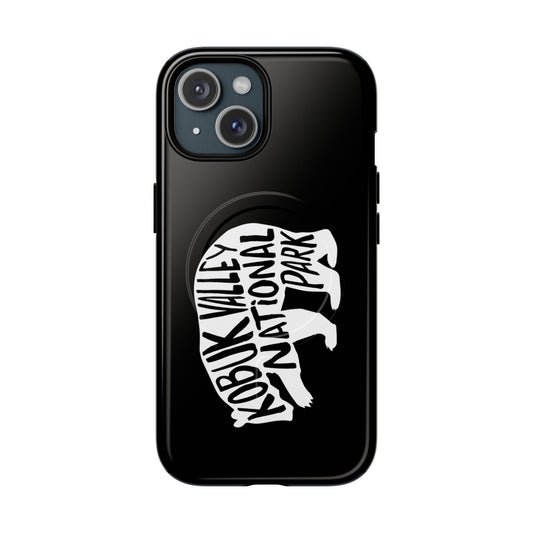 Kobuk Valley National Park iPhone Case with MagSafe - Grizzly Bear Design