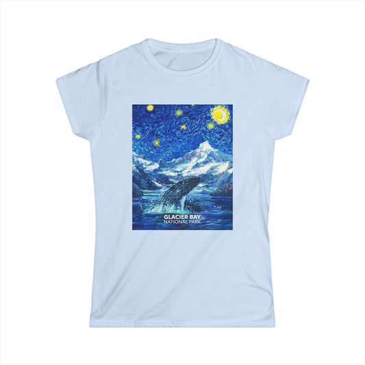 Glacier Bay National Park T-Shirt - Women's Starry Night