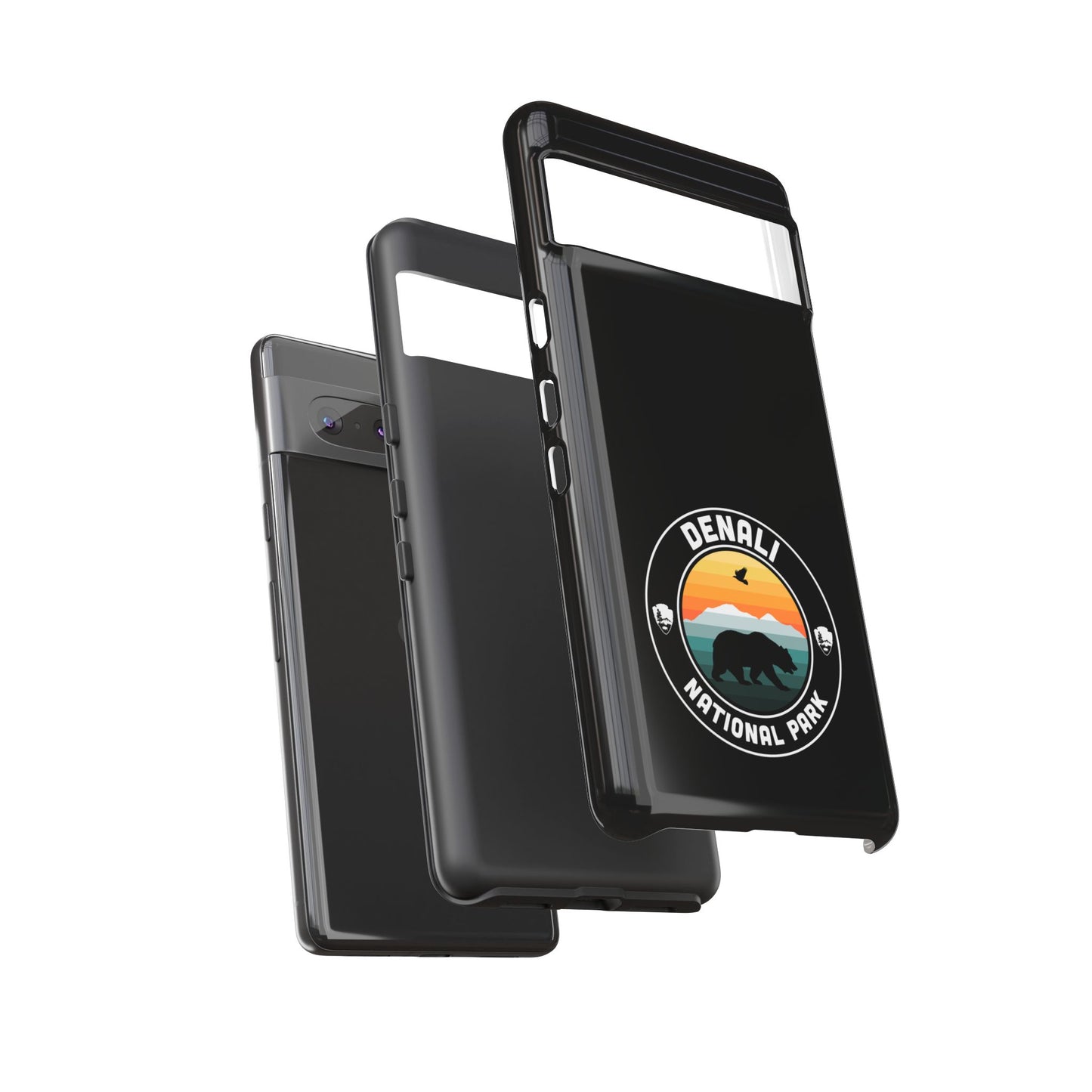 Denali National Park Phone Case - Round Emblem Design