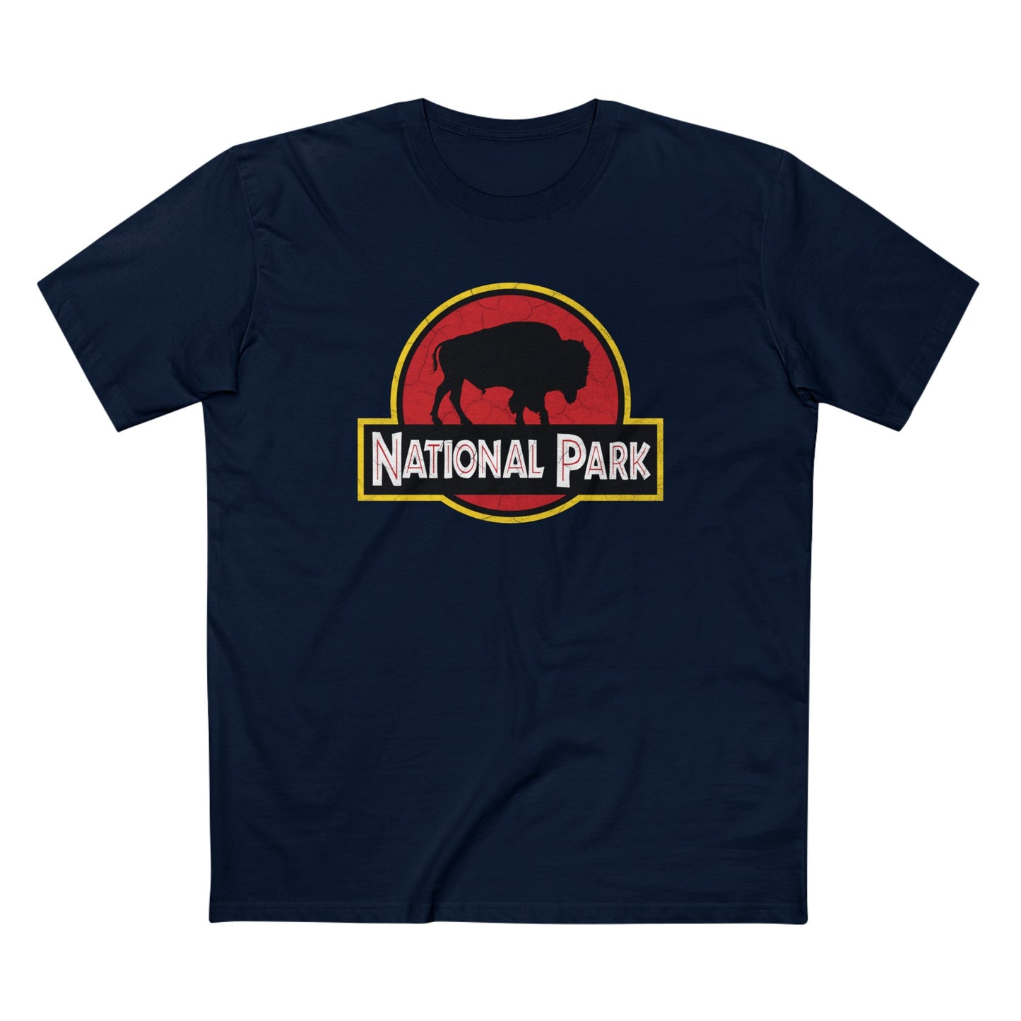 Bison National Park T-Shirt - Parody Logo