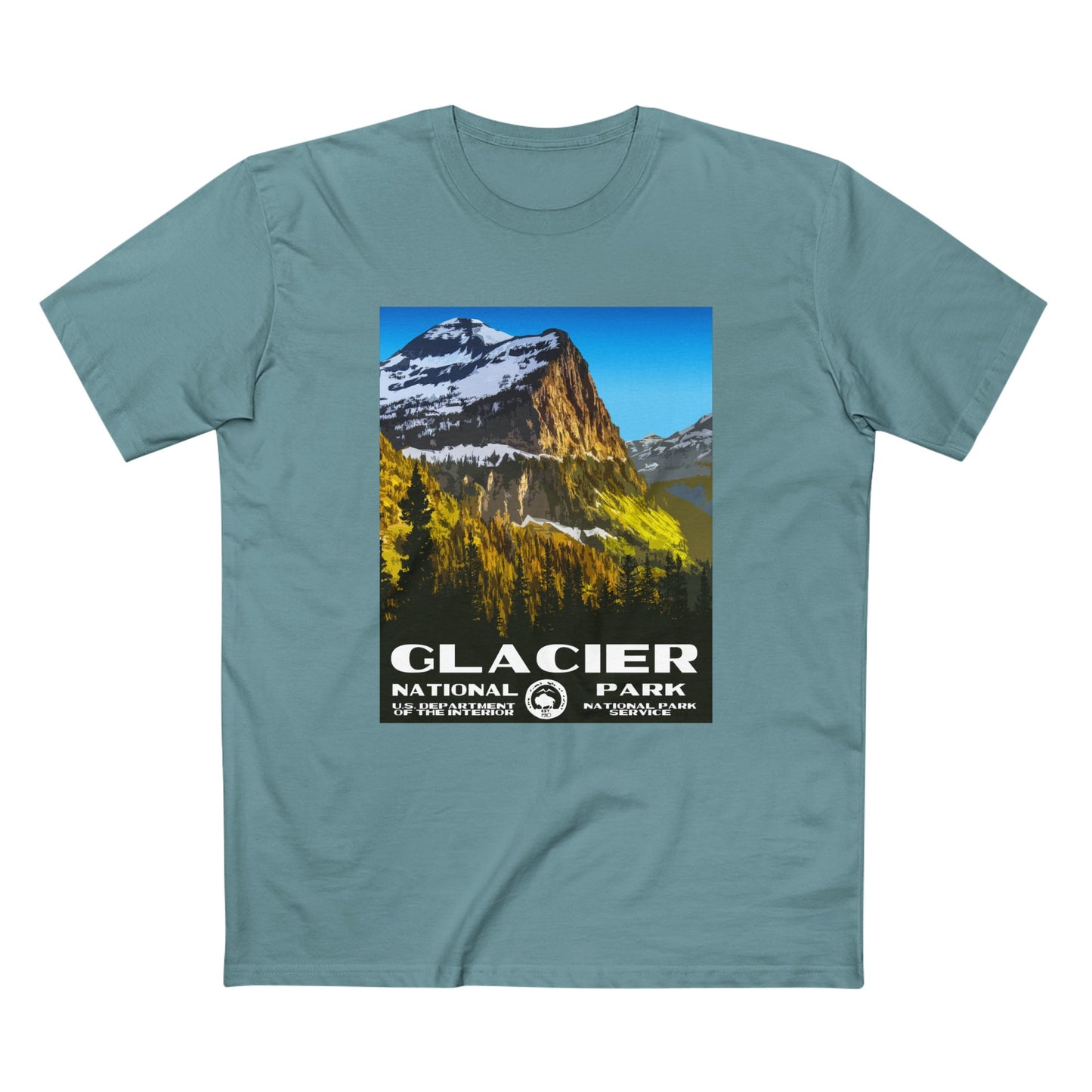 Glacier National Park T-Shirt - WPA Poster