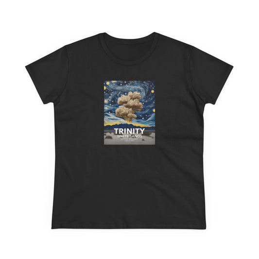 White Sands National Park Women's T-Shirt - Starry Night Trinity Test