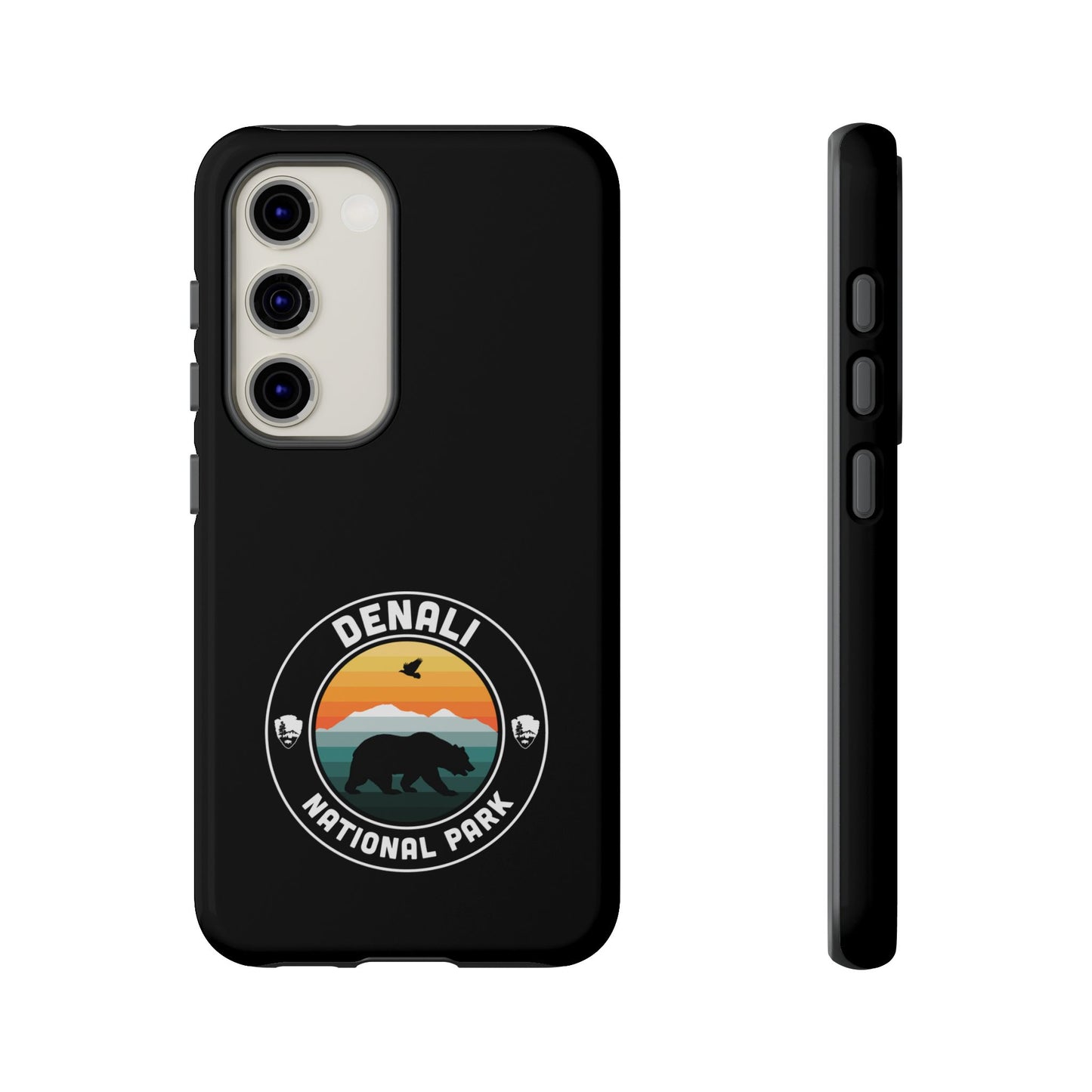 Denali National Park Phone Case - Round Emblem Design