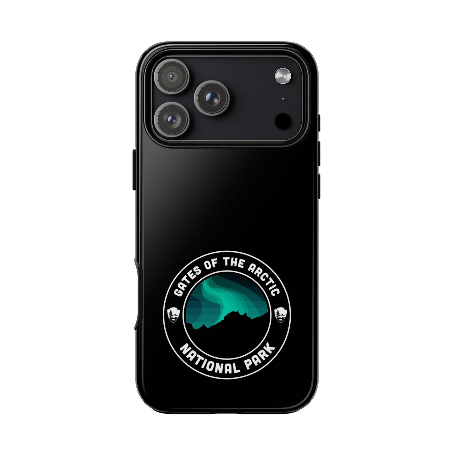Gates of the Arctic National Park Phone Case - Round Emblem Design