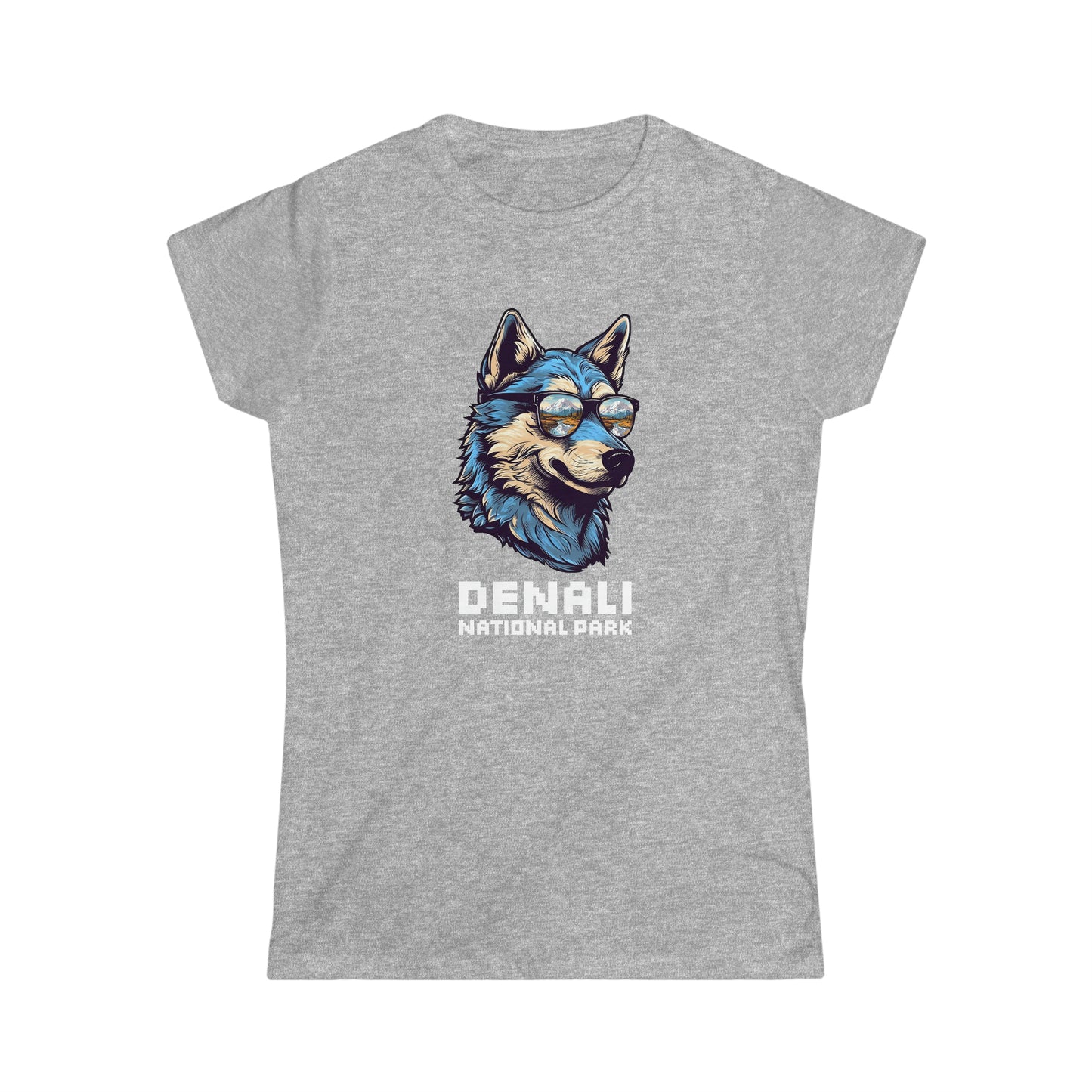 Denali National Park Women's T-Shirt - Cool Wolf