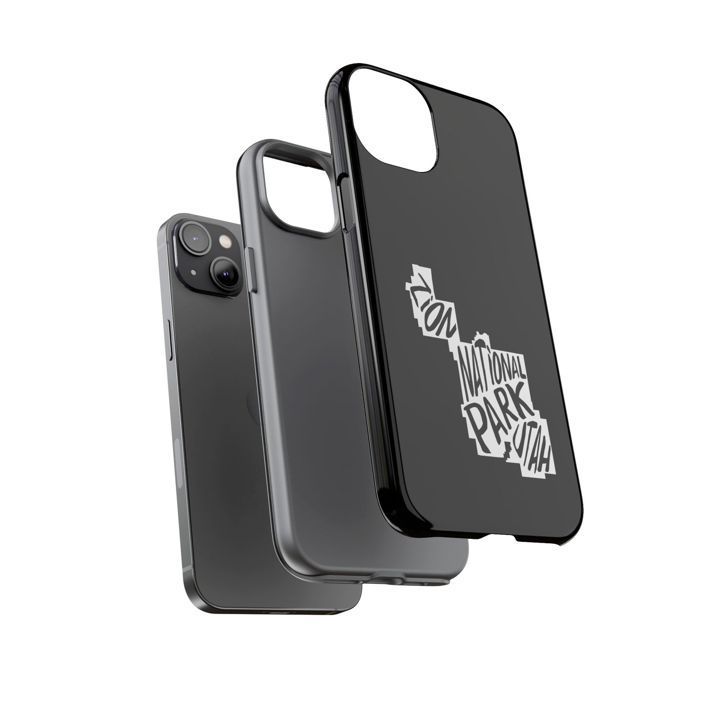 Zion National Park Phone Case - Map Design