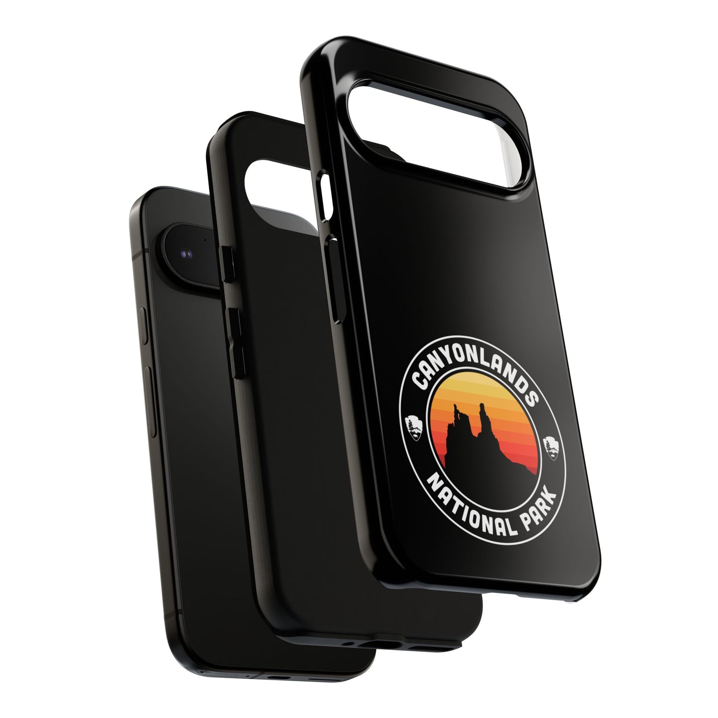 Canyonlands National Park Phone Case - Round Emblem Design