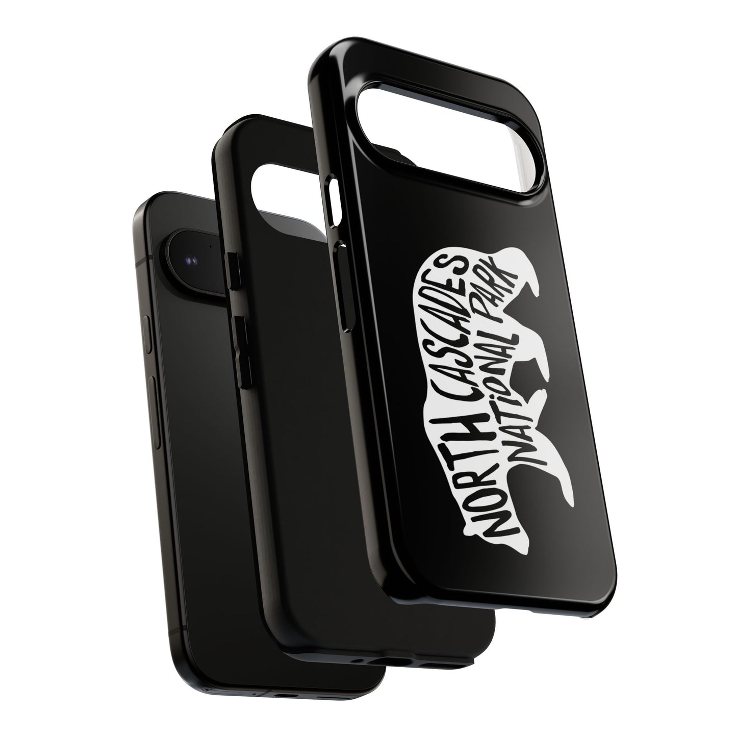 North Cascades National Park Phone Case - Black Bear Design