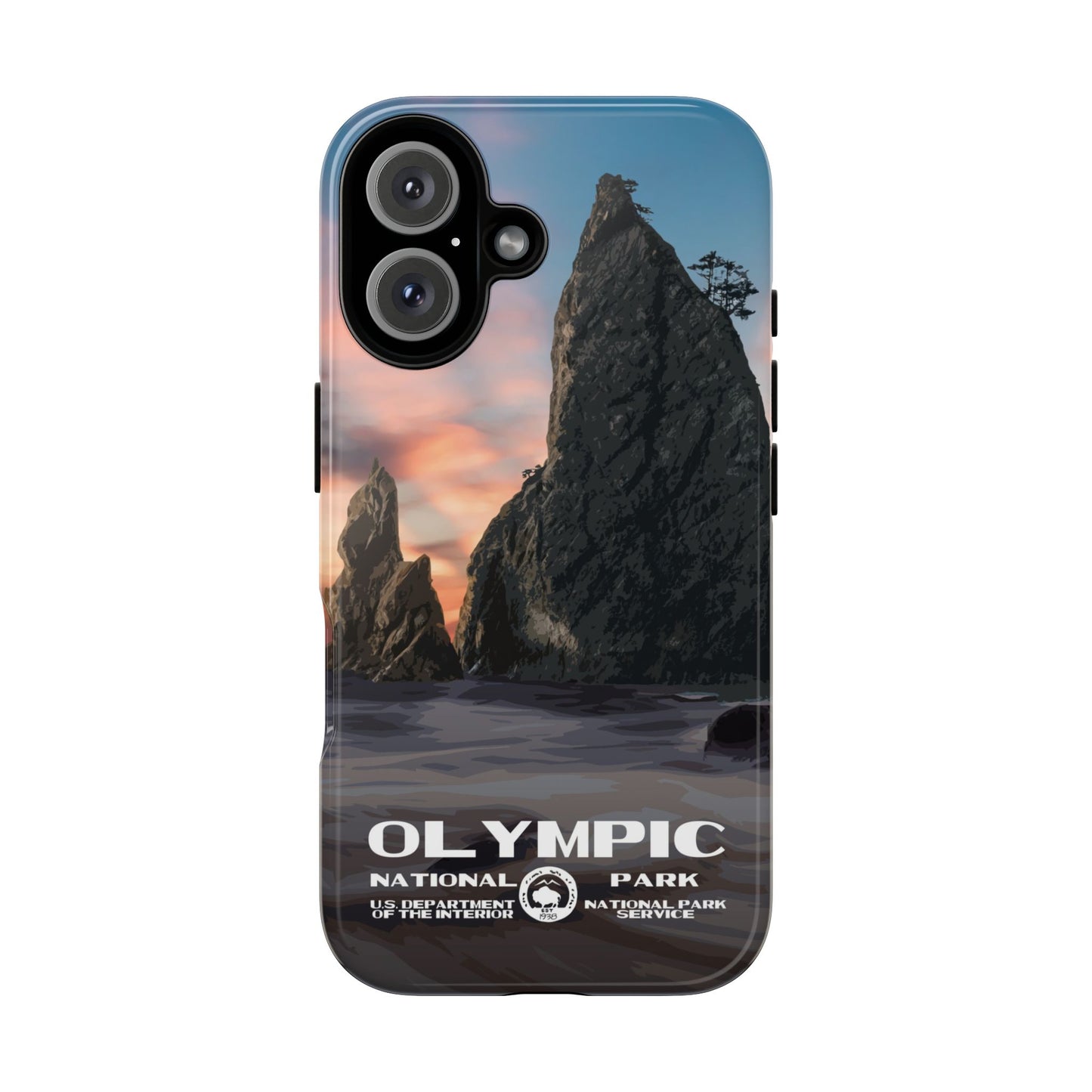 Olympic National Park Phone Case - WPA Style