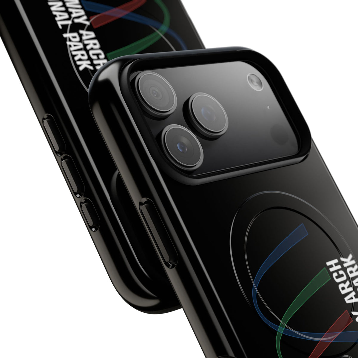 Gateway Arch National Park iPhone Case with MagSafe - Histogram Design