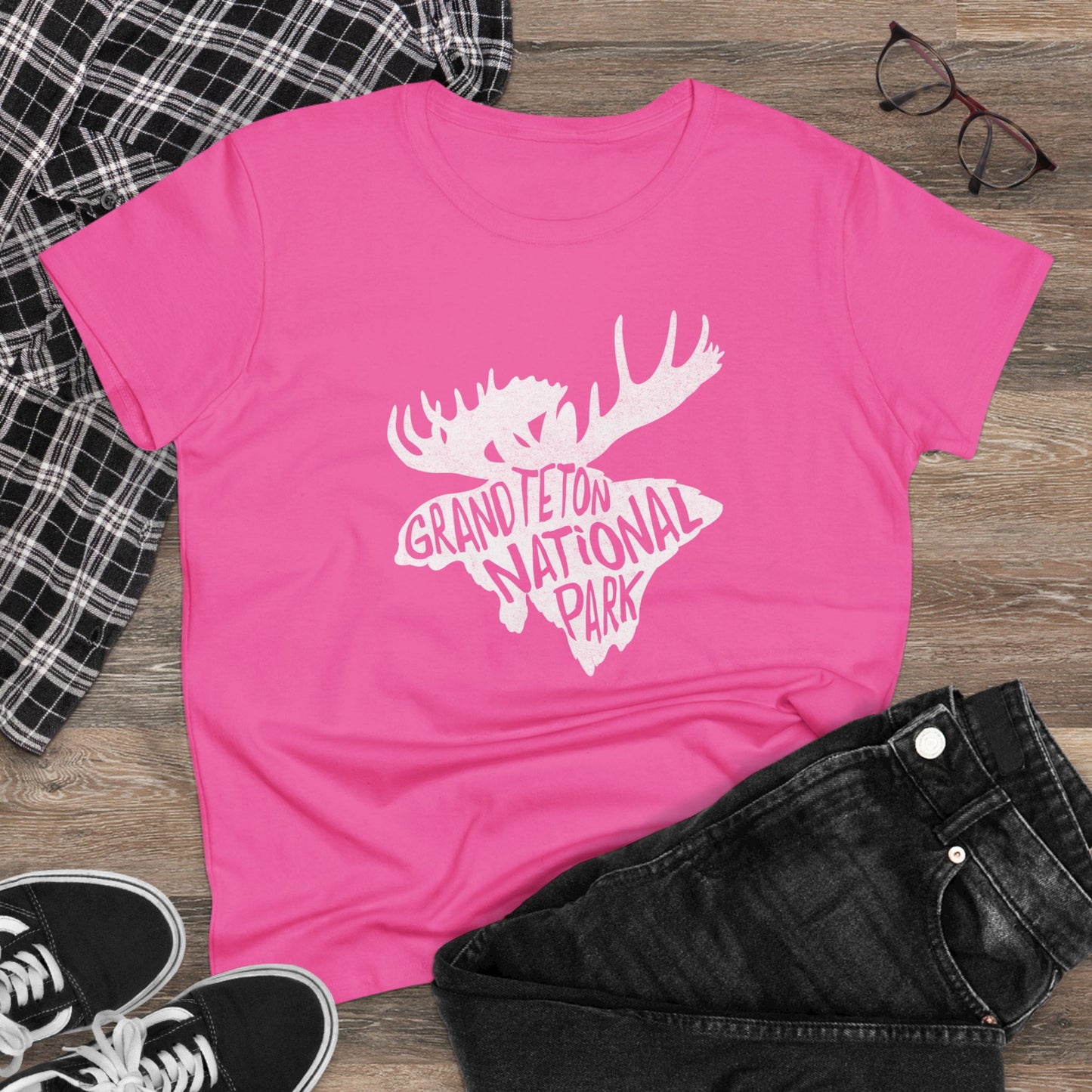Grand Teton National Park Women's T-Shirt - Moose