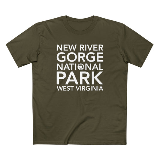 New River Gorge National Park T-Shirt Block Text