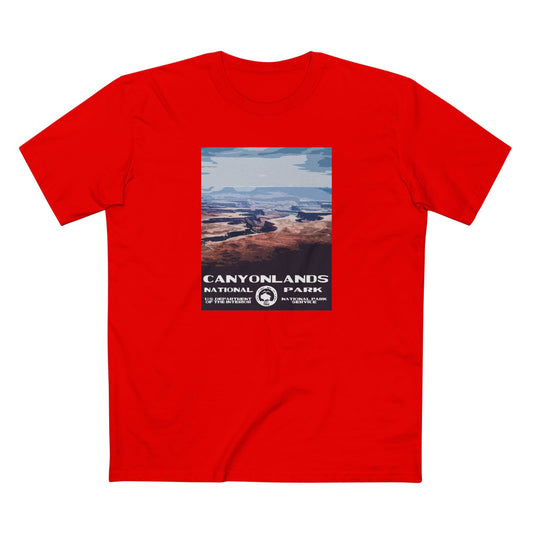 Canyonlands National Park T-Shirt - WPA Poster in Red