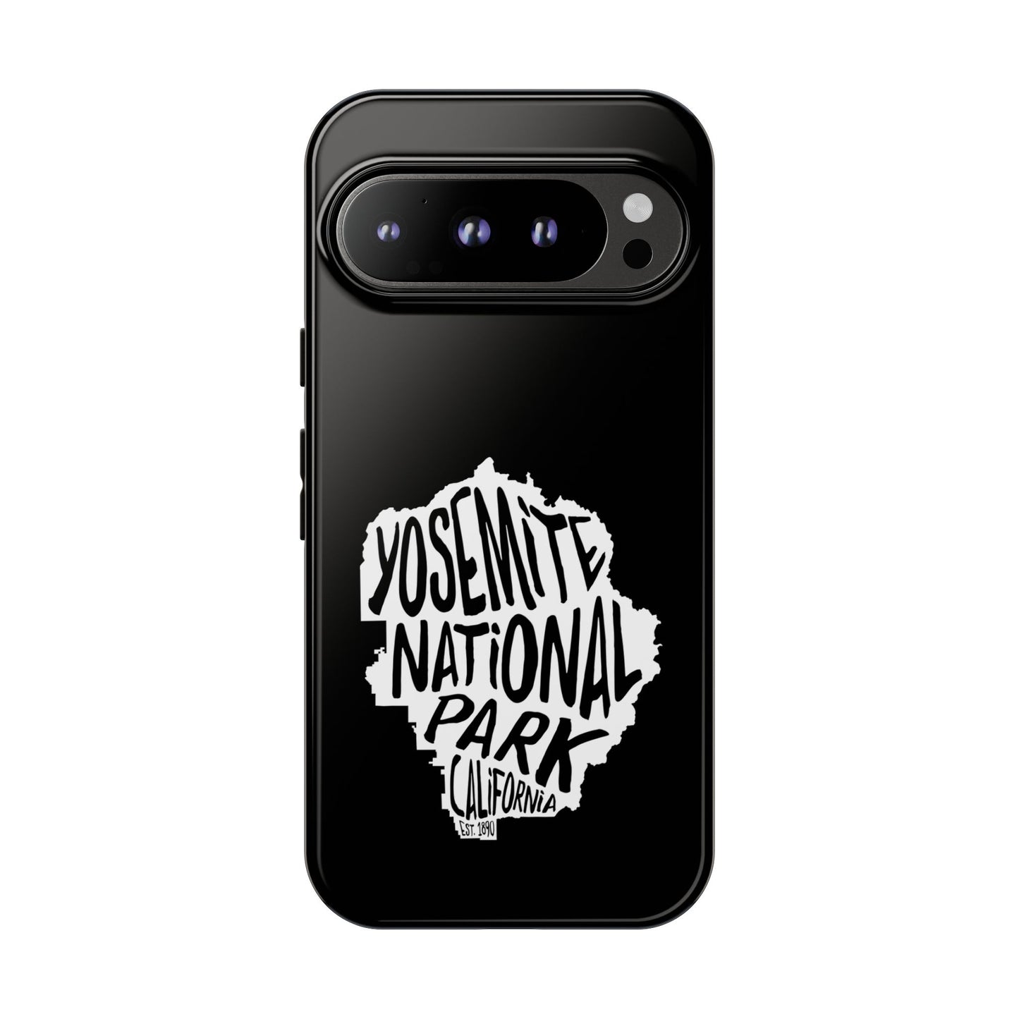 Yosemite National Park Phone Case - Map Design