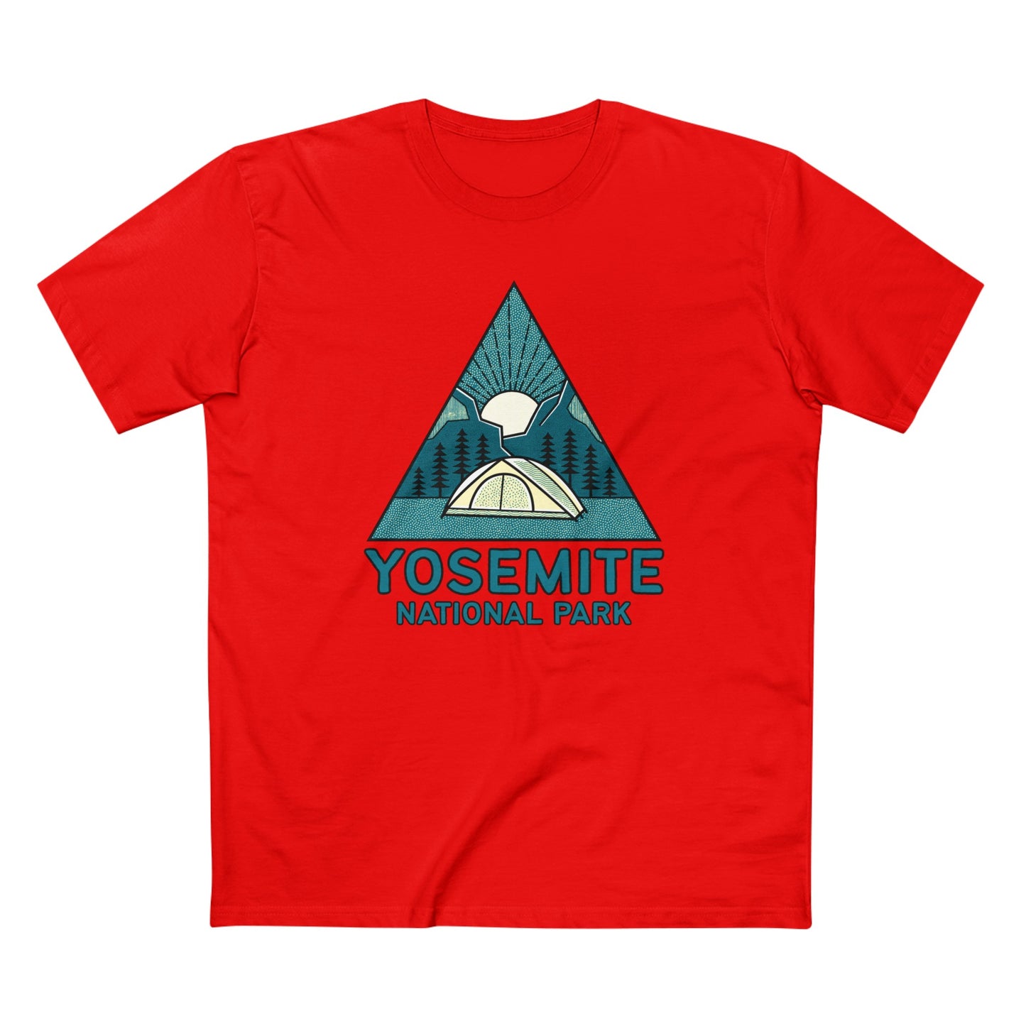 Yosemite National Park T-Shirt Sunrise Triangle Graphic