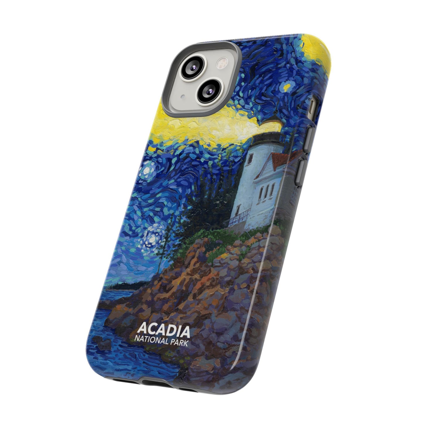 Acadia National Park Phone Case - Starry Night Lighthouse
